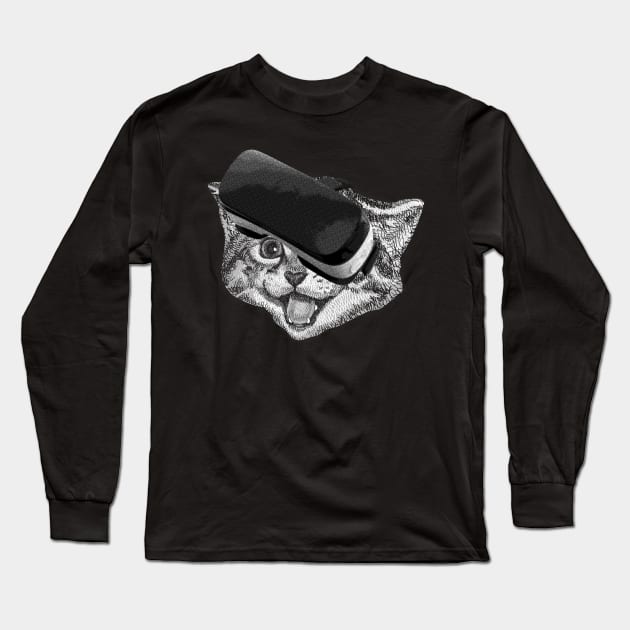 Vr cat Long Sleeve T-Shirt by wearmenimal